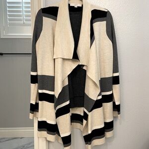 LOFT Women’s Draped Front Open Cardigan Sweater